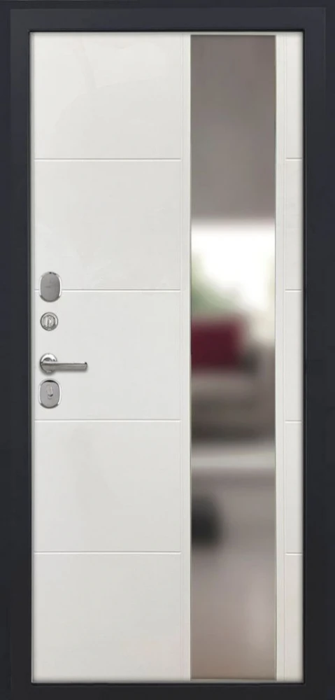 Входная дверь ДвериПРО Берген ФЛЗ-649 капучино (зеркало) DPRO198142 внутренняя сторона