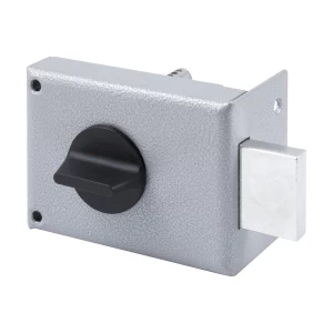 Замок накладной цилиндровый ЗН1-1.1 ГЛ серый, 5 кл.