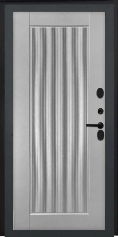 Входная дверь ДвериПРО Квадро ПВХ 10мм Астрод Velutto Grigio DPRO200397 внутренняя сторона