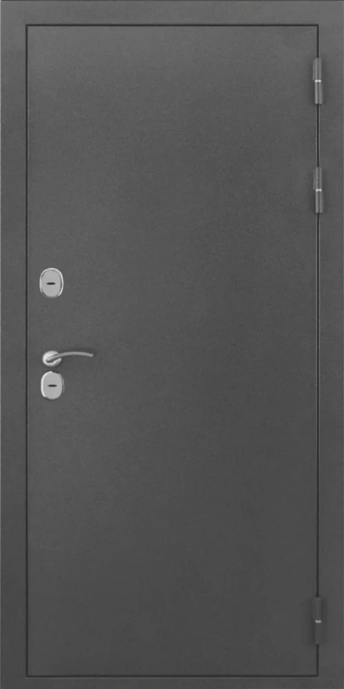 Входная дверь ДвериПРО L-Термо серебро ФЛ-790 Velutto Grigio DPRO200416 внешняя сторона