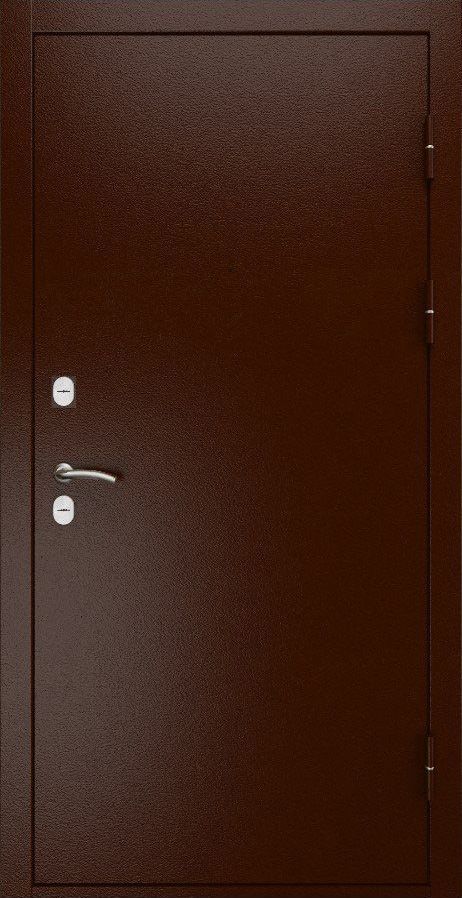 Входная дверь ДвериПРО L Термо СБ-1 (лак. белое, 16мм, беленый дуб) DPRO196031 внешняя сторона