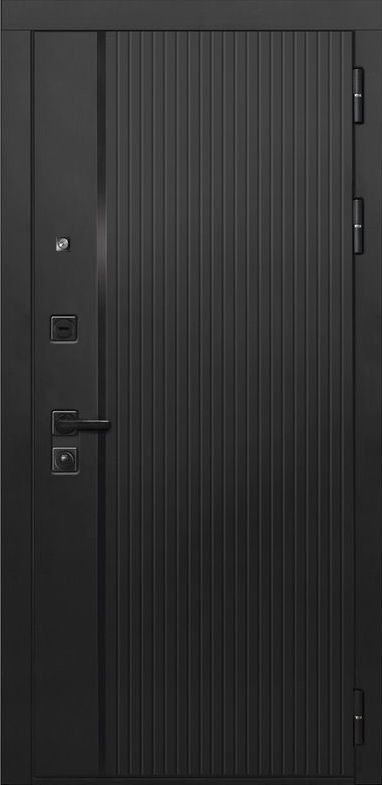 Входная дверь ДвериПРО L-45 Экошпон СБ-3 (16мм, венге) DPRO195921 внешняя сторона